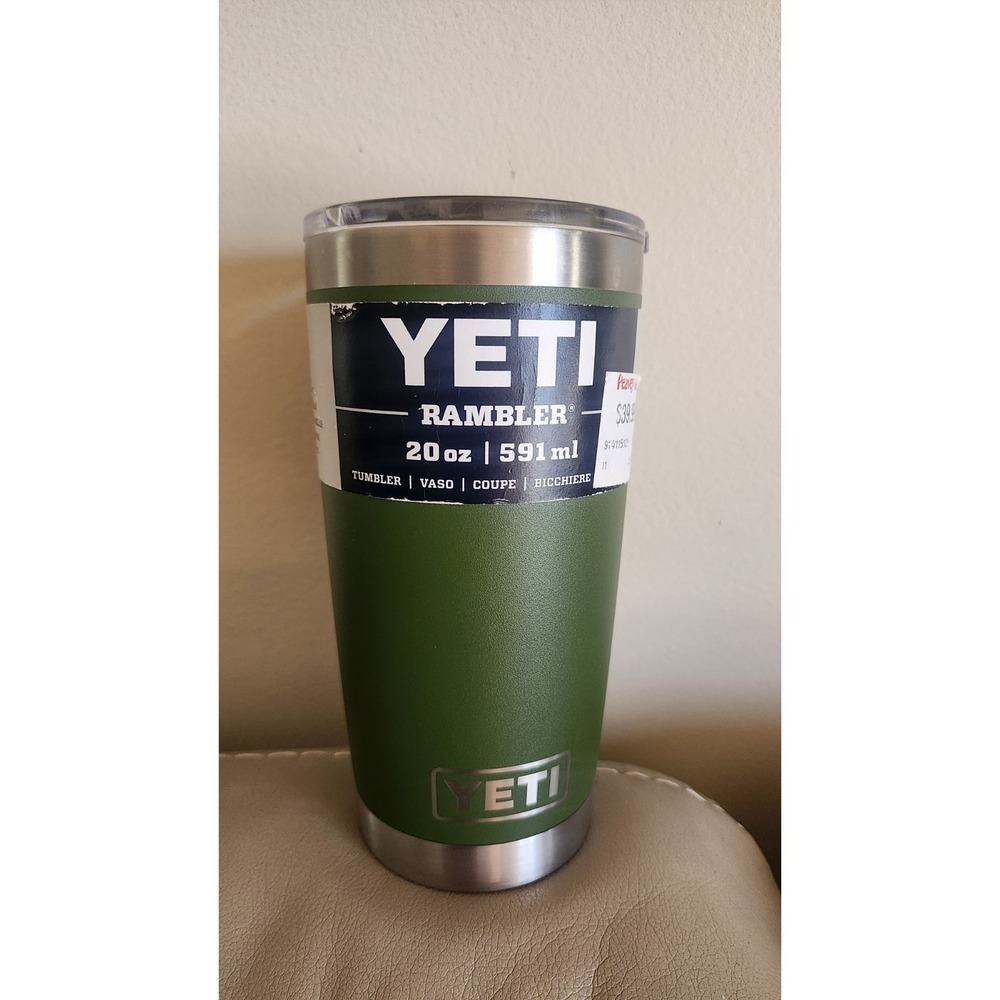 Yeti 20oz Tumbler Highlands Olive NWT Hard To Find!